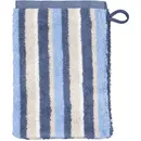 Cawö Cawo Breeze Streifen Gant de toilette 16x22 sky