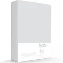 Romanette flanel hoeslaken  Zilver 90x220