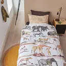 Beddinghouse Beddinghouse Kids Big Five Dekbedovertrek - Naturel 140 x 200/220 cm