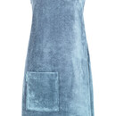 Morgenstern Morgenstern Dames Saunakilt Lea Jeansblauw
