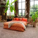 Kayori Kayori Goko Housse de Couette Satin de Coton 200/200-220 Rouge