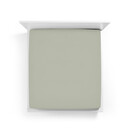 Bella Donna Bella Donna Alto Drap-housse pour boxspring Lit une place et demie gris-vert-0633 120x190-130x220