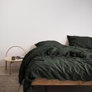 Marc O'Polo Housse de couette Marc O' Polo Valka vert foncé 240x200/220