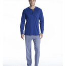 Calida Herenpyjama  lang 49861 Blauw XL