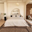 Kayori Kayori Otsu Housse de Couette Satin de Coton 240x200/220 Sable