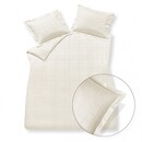 Vandyck Vandyck Home 78 Check 300Tc 1 personne (140x200/220) crème beige