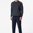 Schiesser Schiesser Pyjama Long  159620 darkblue 62/5XL