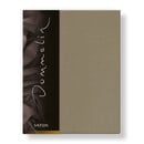 Dommelin Drap-housse Dommelin Uni Satin 300TC 512 Taupe 200x200/30