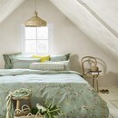 Pip Studio Housse de couette Pip Studio Kili Flower - Vert 200x200/220 cm