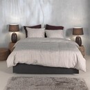 Zo! Home Zohome Drap Housse en Percale 200x200/220 Taupe Clair