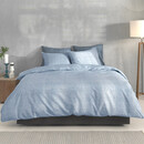 Zo! Home Zohome Lino Housse de Couette 240x200/220 Bleu Ciel