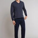 Schiesser Pyjama Schiesser 159618 homme bleu foncé 50/M