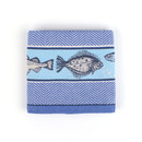 Bunzlau Castle Bunzlau Castle theedoek Fish royal blue