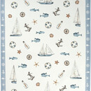 Sander torchon Sealife 50x70 Fb. 40 Multi