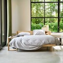 Auping Auping Pearl Grey Satin housse de couette 200x200/220 Gris