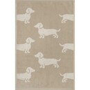 Cawö Cawo We love Dogs gemustert 6246 Handdoek 50x100 natur/beige