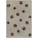 Cawö Cawo We love Dogs gemustert 6247 Handdoek 50x100 schwarz/beige