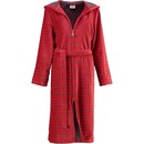 Cawö Cawo Home Peignoir pour Femmes avec Capuche et Fermeture Éclair 1492 rouge 50