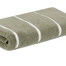 Carl Ross Carl Ross Serviette de sauna 18300 Vert citron/Blanc cassé 70x200