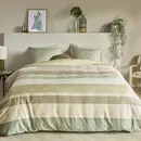 Beddinghouse Beddinghouse Audrie dekbedovertrek 140x200/220 Green