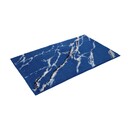 Vossen Tapis de bain Vossen Marble 60x100 bleu profond