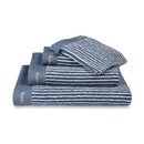 Vandyck Vandyck Home Petit Ligne Vintage Blue Gant de toilette 16x22