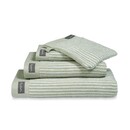 Vandyck Vandyck Home Petit Ligne Smoke Green Serviette de Douche 70x140