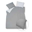 Vandyck Housse de couette Vandyck Home Puglia Percale gris Lits-jumeaux (240x200/220)