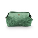 Pip Studio Pip Pochette Cosmétique Extra Large Velours Matelassé Vert 30x20,7x13,8cm