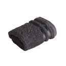 Vossen Gant de toilette Vossen Cult de Luxe 7660 Graphit 30x30
