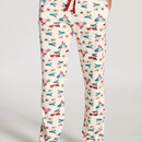Calida Pantalon de pyjama long pour femme 29199 Star White (36/38) XS