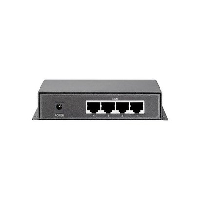 1-Port Fast Ethernet + 4-Port PoE Desktop Switch