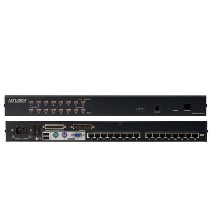 16-Port KVM Switch Cat.5 19"/1HE, Adapter ID