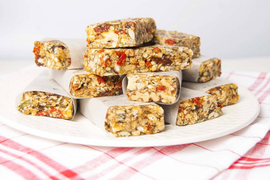 Energybar met gojibessen & chiazaad