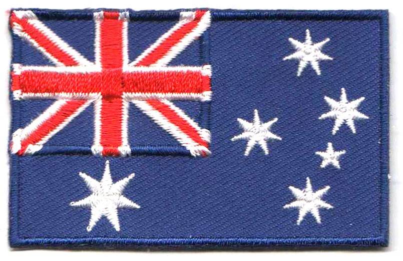 pointed australian 5 flag meaning star patch BACKPACKFLAGS.COM Australia flag