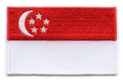 in stars meaning singapore flag 5 Singapore flag BACKPACKFLAGS.COM patch