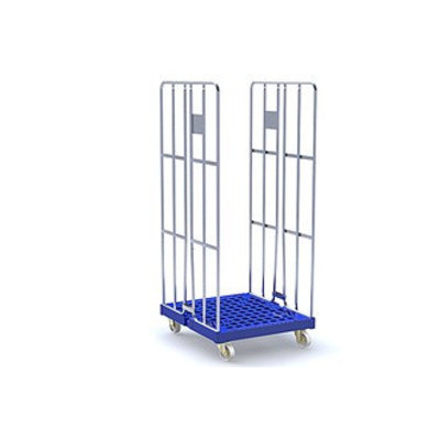 Rolcontainer 2 klemhekken 810x720x1680mm