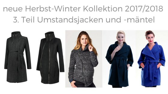 3. Teil neue Herbst Winter Umstandsjacke Umstandsmantel 2017/2018