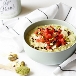 Havermout met Shine Up Greens