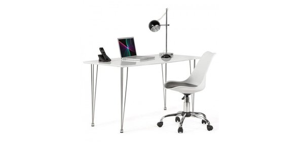 Lilo Stoel Wit/Zwart Bondy Living Lilo Stoel Wit/Zwart