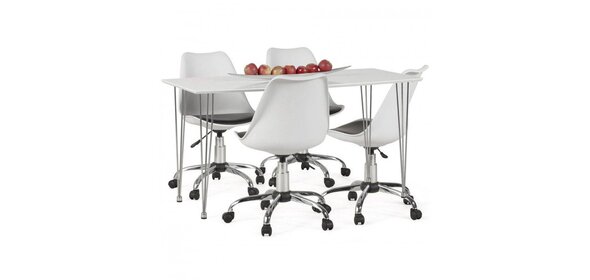 Lilo Stoel Wit/Zwart Bondy Living Lilo Stoel Wit/Zwart