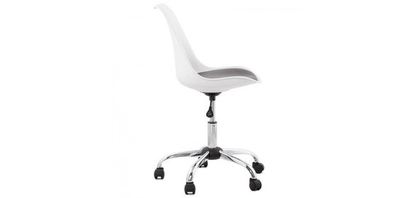 Lilo Stoel Wit/Zwart Bondy Living Lilo Stoel Wit/Zwart