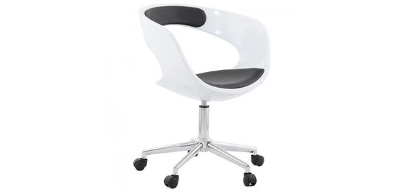 Frisco Stoel Wit/Zwart Bondy Living Frisco Stoel Wit/Zwart