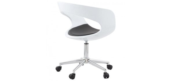 Frisco Stoel Wit/Zwart Bondy Living Frisco Stoel Wit/Zwart