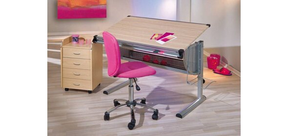 Pezzi Kinderbureaustoel Roze Interlink SAS Pezzi Kinderbureaustoel Roze
