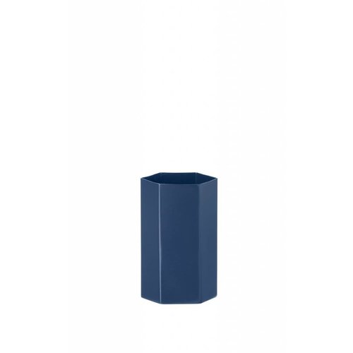 ferm LIVING Hexagon Vase - Blue ferm LIVING Hexagon Vase - Blue