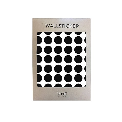 ferm LIVING Mini Dots Wallsticker - Black ferm LIVING Mini Dots Wallsticker - Black