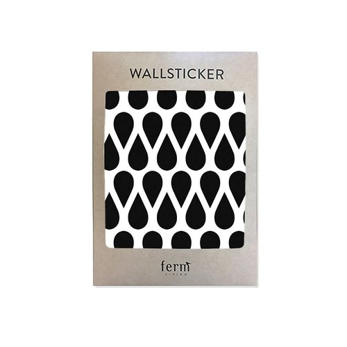 ferm LIVING Mini Drops Wallsticker - Black ferm LIVING Mini Drops Wallsticker - Black