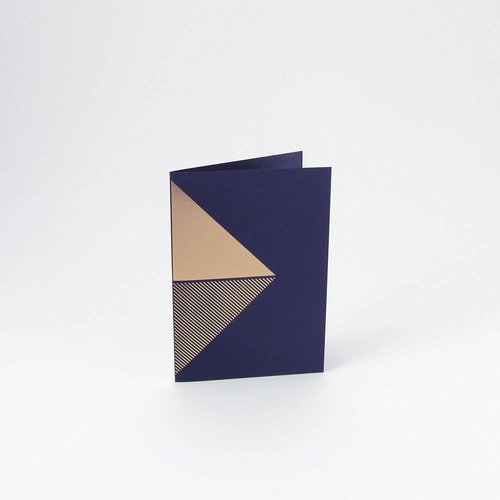 Tom Pigeon Tom Pigeon Reflex Cards Brass - Navy Tom Pigeon Tom Pigeon Reflex Cards Brass - Navy