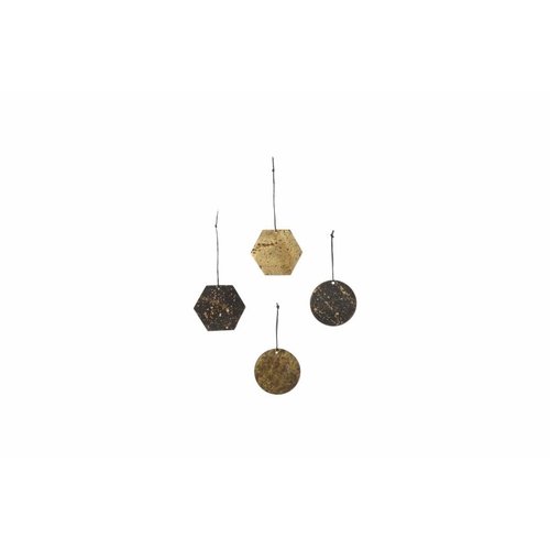 ferm LIVING Patina Brass Ornaments (set of 4) ferm LIVING Patina Brass Ornaments (set of 4)
